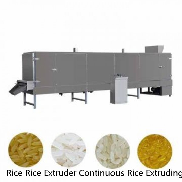 Rice Rice Extruder Continuous Rice Extruding Puffing Machine Rice Puffer