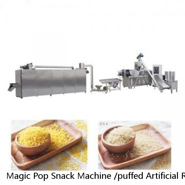 Magic Pop Snack Machine /puffed Artificial Rice Making Machine/ Artificial Rice Cake Machine from Jinan Phenix Machinery
