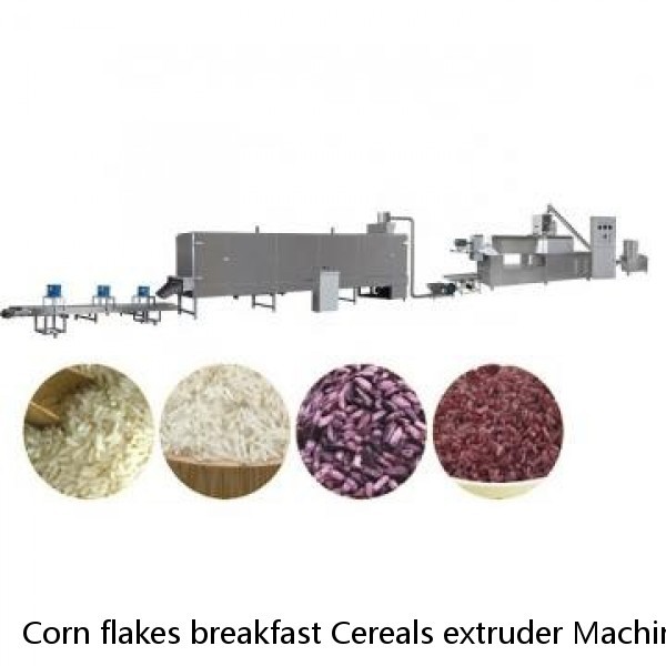 Corn flakes breakfast Cereals extruder Machine
