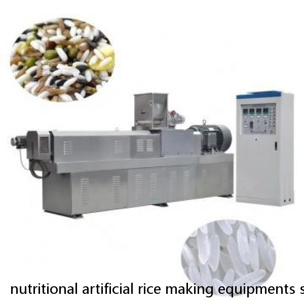 nutritional artificial rice making equipments strengthened equipment rice processing plant