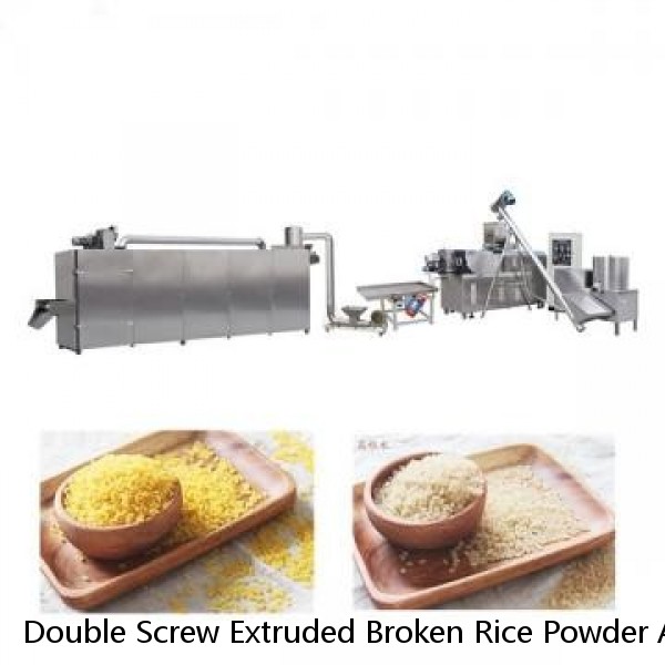 Double Screw Extruded Broken Rice Powder Artificial Reproduced Rice Making Extruder Machine/Production Line Jinan Dg Machinery