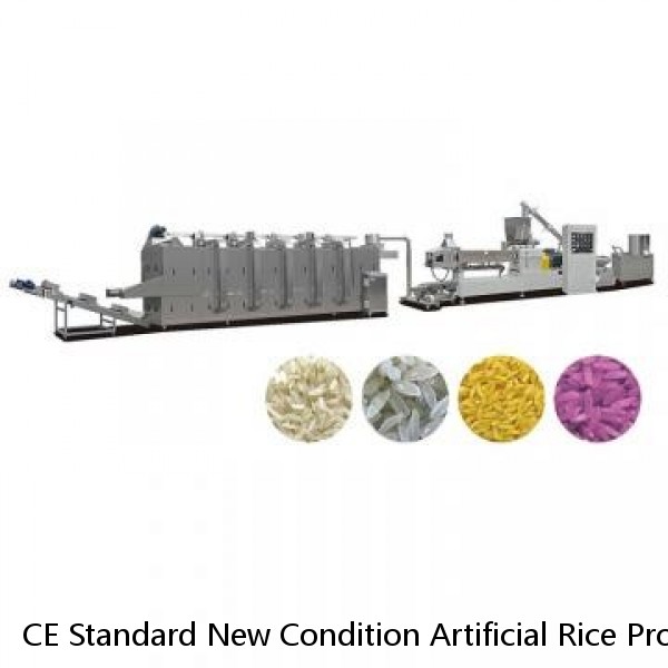 CE Standard New Condition Artificial Rice Processing Line