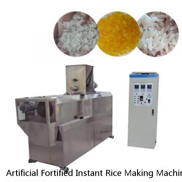 Artificial Fortified Instant Rice Making Machine Extruder Processing Line